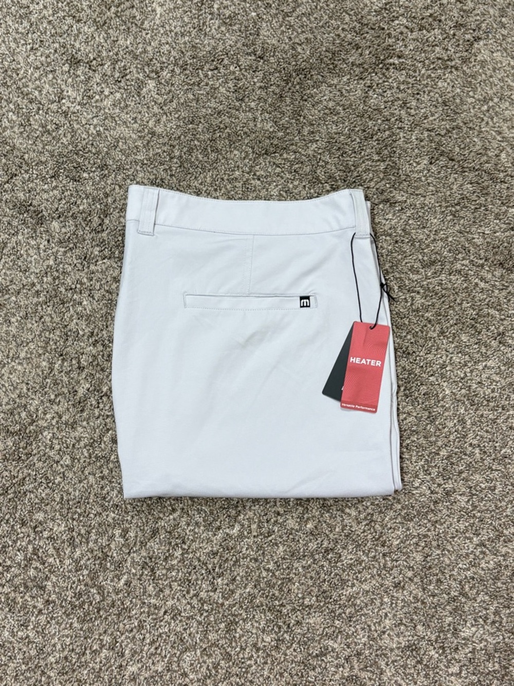 Travis Mathew Shorts Mens 40 Gray Performance Golf Lightweight Stretch Pocket